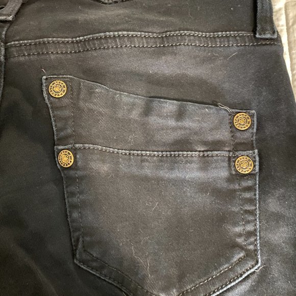EUC Rock & Republic Black Kashmere Skinny Jeans~8 - Picture 6 of 11